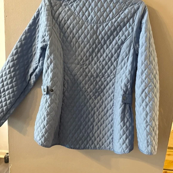 Barbour Women's Flyweight  Quilted Jacket in Blue Lightweight  US Sz 10 Ot - Picture 9 of 12